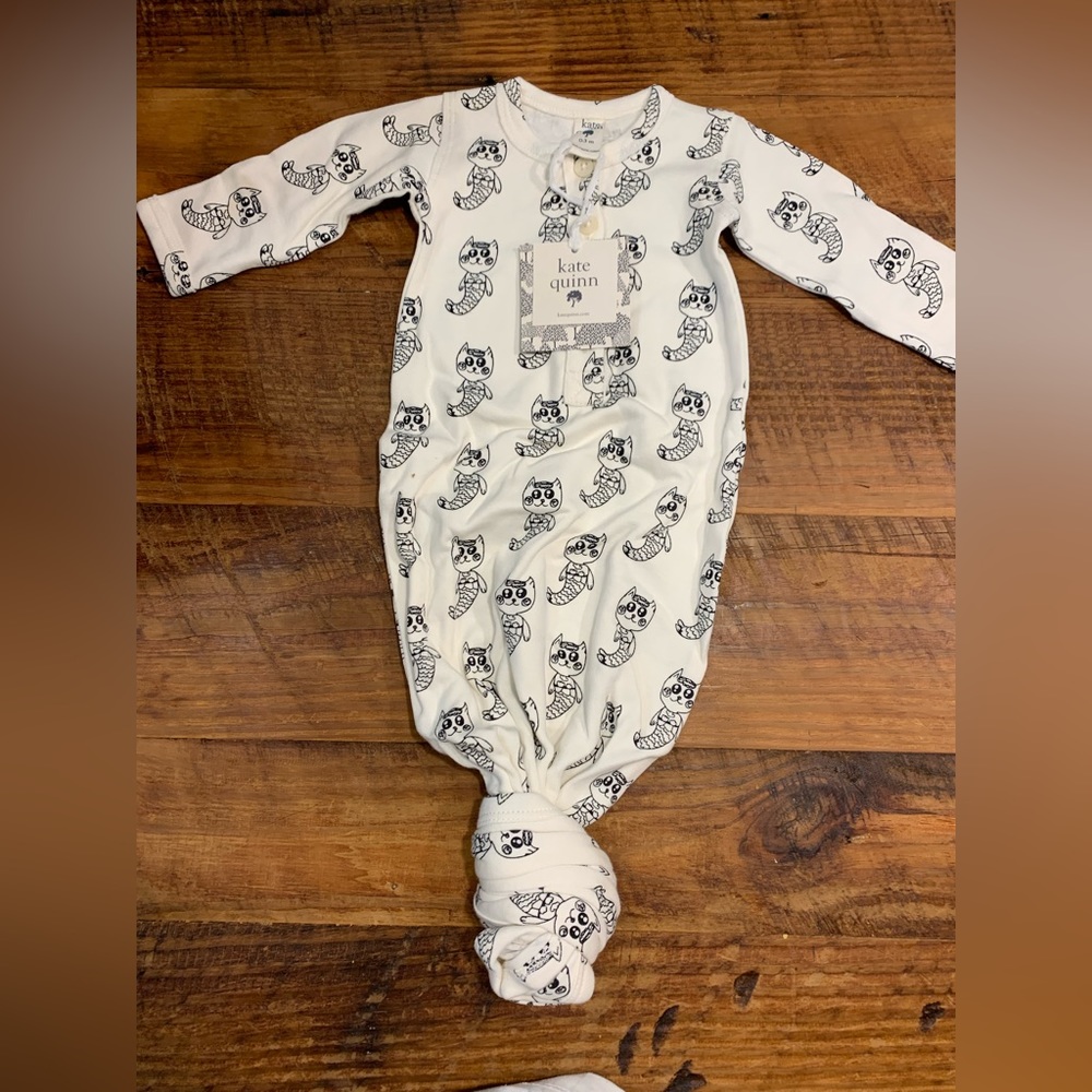 kate quinn knotted infant gown